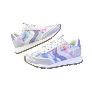 Cat & Jack Colorful Tie-Dye Low-Top Sneakers Girls Size 5